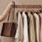 Modern Oak Hall Tree Coat Rack Storag