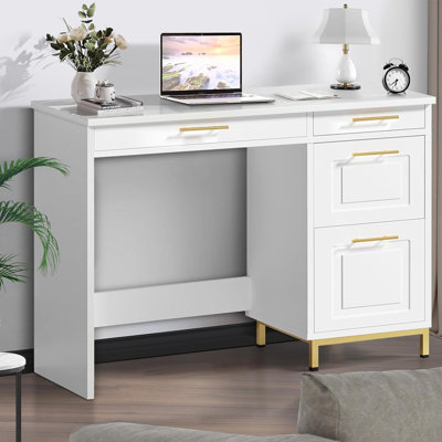 Hasib 43.3'' W Rectangle Computer Desk