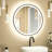 Round Framed Dimmable LED Anti-Fog With 3 Color Adjustment Bathroom Mirror Front&Backlit Vanity Mirror with Tempered Glass-105502954-105502963