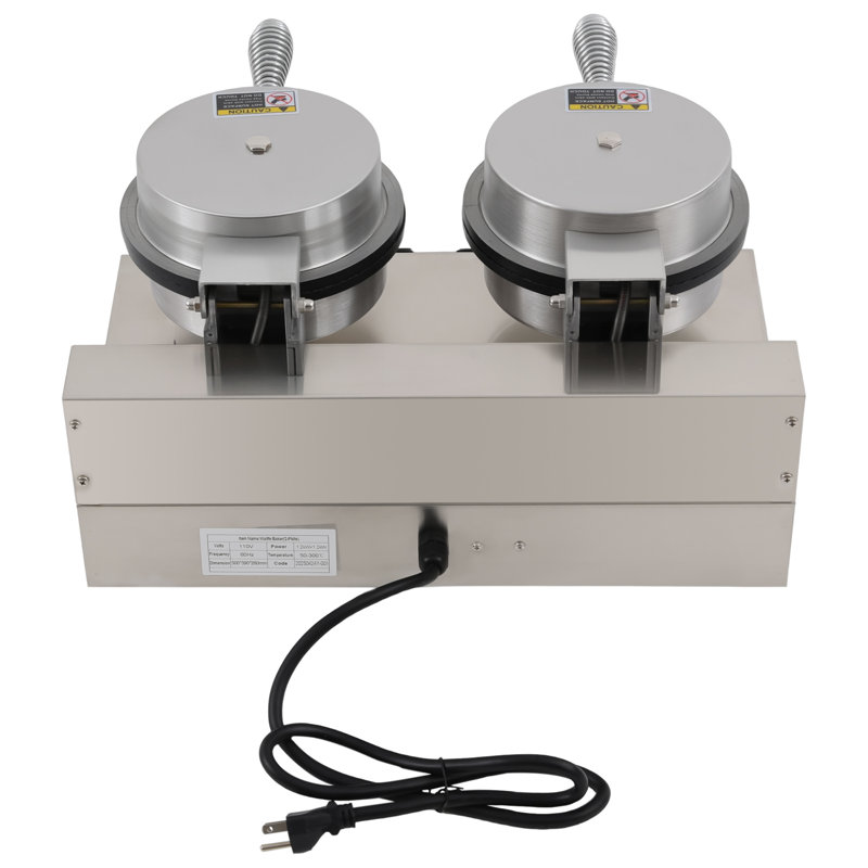 Waffle Cone Maker with Temp Control, Ice Cream Cone Maker