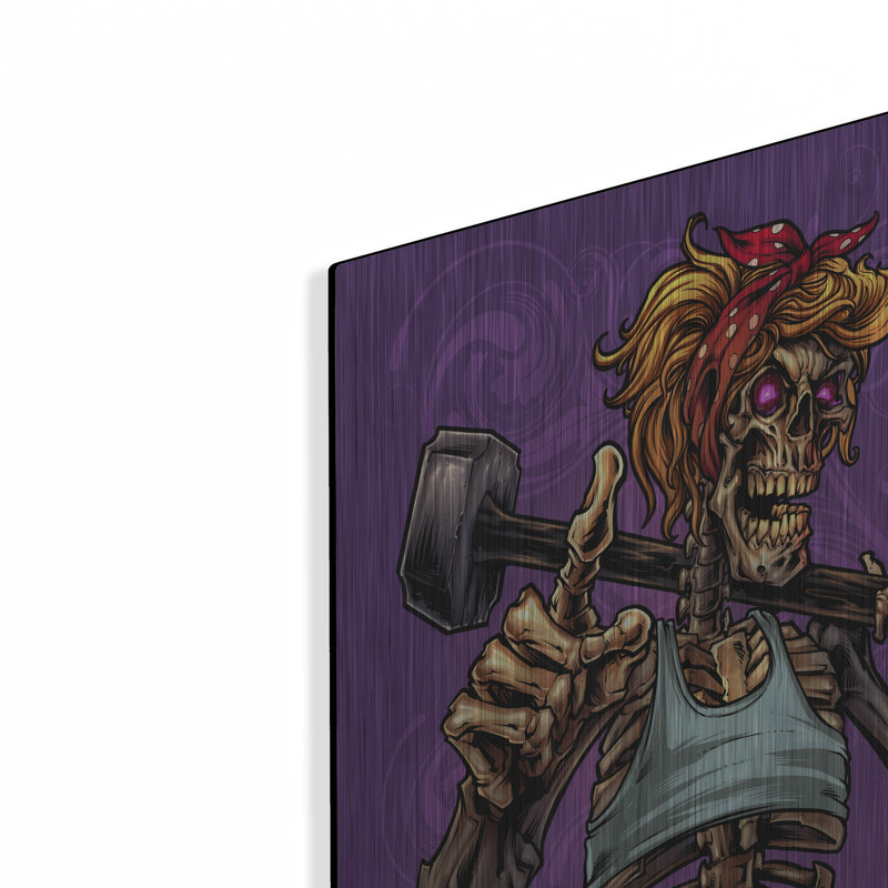 «Sledgehammer Skeleton femelle» par Flyland Designs, H 24 po x l 16 po