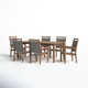 Fleur 76'' Rectangular 6 - Person Outdoor Dining Set