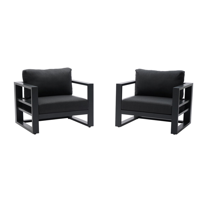 Ridgetop Powder Coated Aluminum Outdoor Lounge Chair