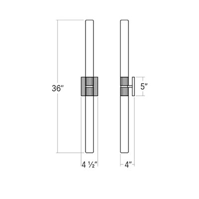 Scepter 1 - Light LED Bath Bar