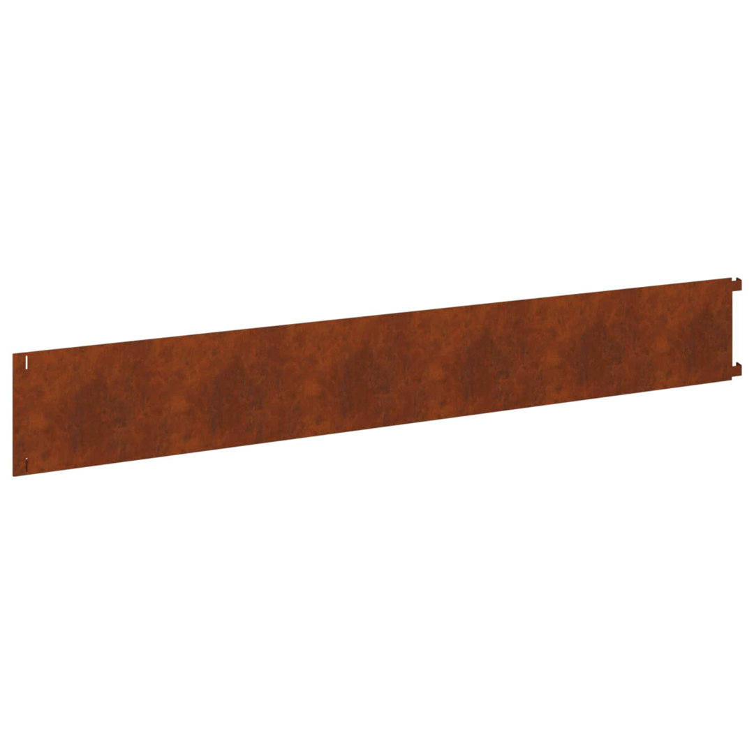 20cm H x 103cm W Metal Lawn Edging