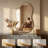 Irregular Tempered Glass And Aluminum Alloy Framed Wall Mirror-255948728-255948727