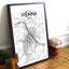 Vienna City Map - No Frame Print-1068365340