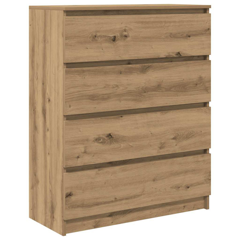 Sideboard 80X35x99 Cm Engineered Wood, Artisan Oak