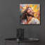 Art mural en verre Latitude Run «Jesus - Euphoria In Divine Radiance» par Ivan Guaderrama-1155477810