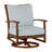 Charleston Aluminum Swivel Rocker Lounge - Oak-590667282-618231331-656784975