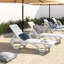 Chaise longue inclinable simple 74 po Justice