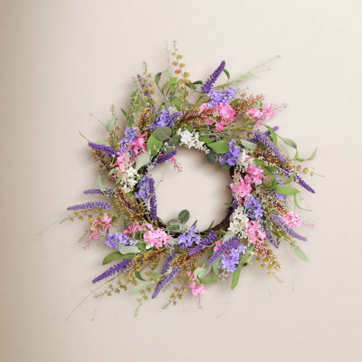 26" Handcrafted Foliage Berry No Holiday Wreath