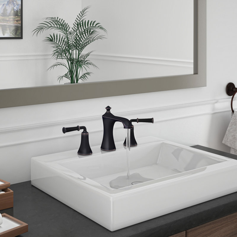 Robinet de salle de bain à large entraxe