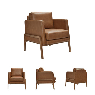 Tonni Faux Leather Armchair