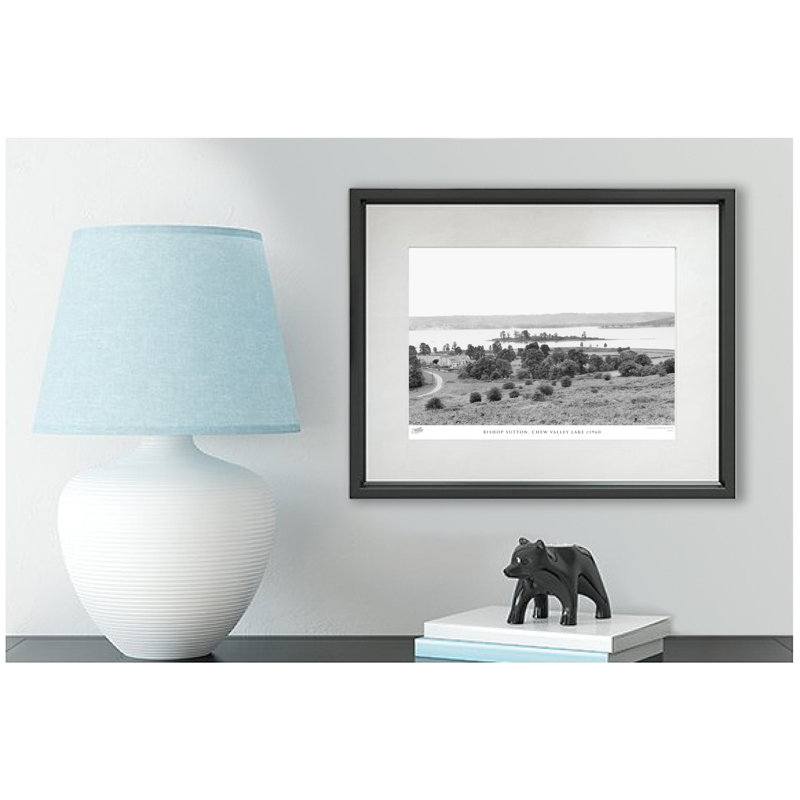 Bishop Sutton, Chew Valley Lake C1960 - Single Picture Frame Print, 60cm H X 80cm W x 2cm D