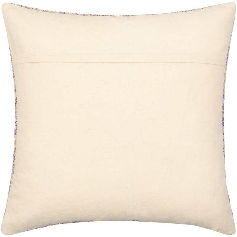 Floral Patterned Cotton Square Throw Pillow Set