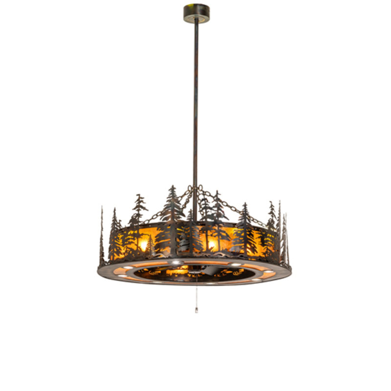 Tall Pines Downrod Ceiling Fan