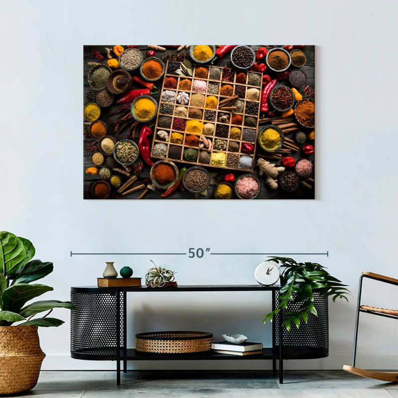 Yarlin Boxed Spices, 30" H x 45" W