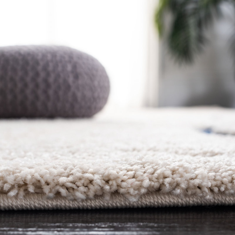 Ashal Abstract Indoor Rug, Square 8'