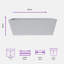 Bini Window Box, Contemporary Concrete Effect Plant Pot, Outdoor Windowsill Planter with Drainage Plug-166005206-166005207