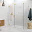 Illume 60 in. x 33 in. x 78 in. 90-degree Fully Frameless Wall Hinged Glass Shower Enclosure-2079300835