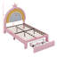 Lit plateforme en velours Aristeu-662336604