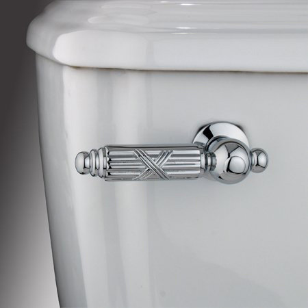 Decorative Georgian Tank Lever, Polished Chrome