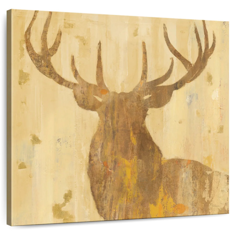 Brampt Golden Antlers I, 10'' H x 10'' W