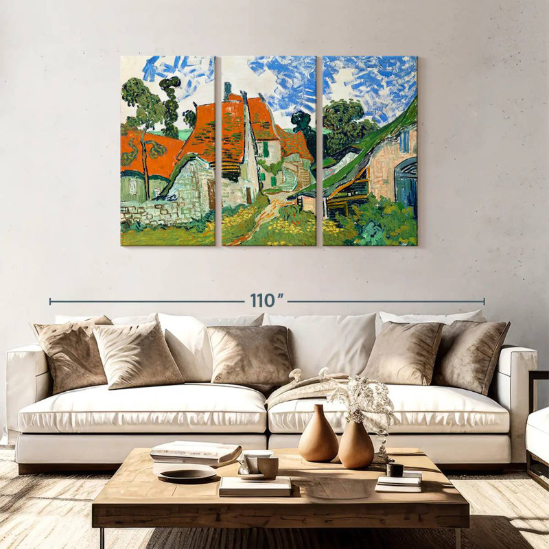 Alvord Street à Auvers-Sur-Oise, H 48 po x l 74 po
