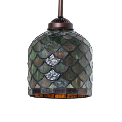 Luminaire suspendu en pot 1 lumière Poisson
