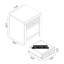 Brandarius 1 Drawer Nightstand-1987365599