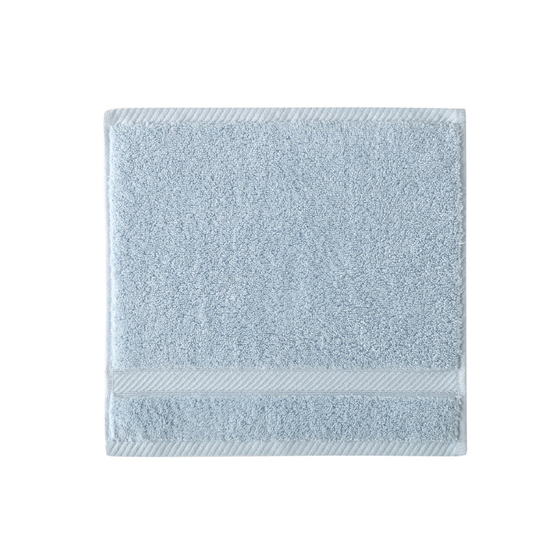 Skyway Blue Cotton Washcloth Towel