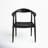 Kazbah Leather Dining Arm Chair-2072678523