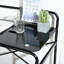 Fritz Glass Top Metal Base Writing Desk