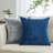 Velvet Leaves Velvet Floral Throw Pillow-198561152