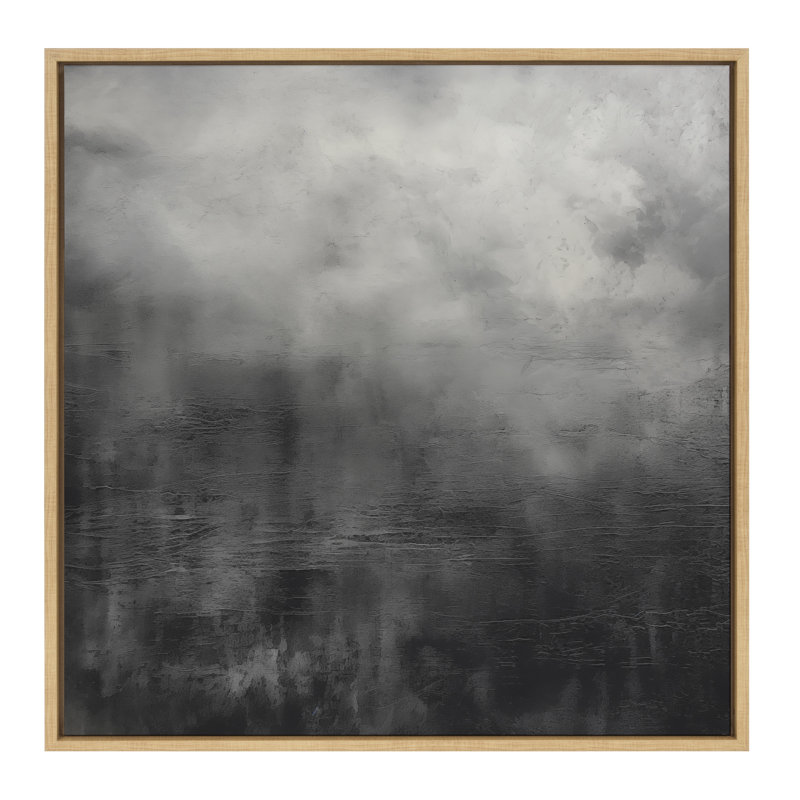 «Tonal Abstract» par The Creative Bunch Studio, reproduction d'art sur toile encadrée