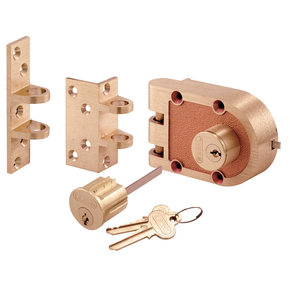 Bronze, Double Cylinder Deadlock (Single Pack) Prime-Line