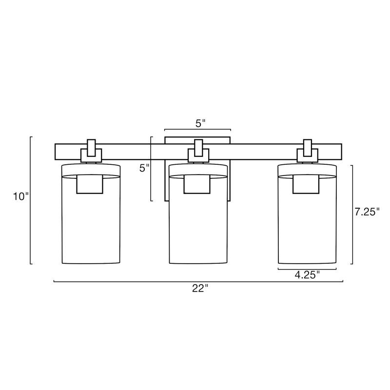 Alter 3 - Light Dimmable Vanity Light
