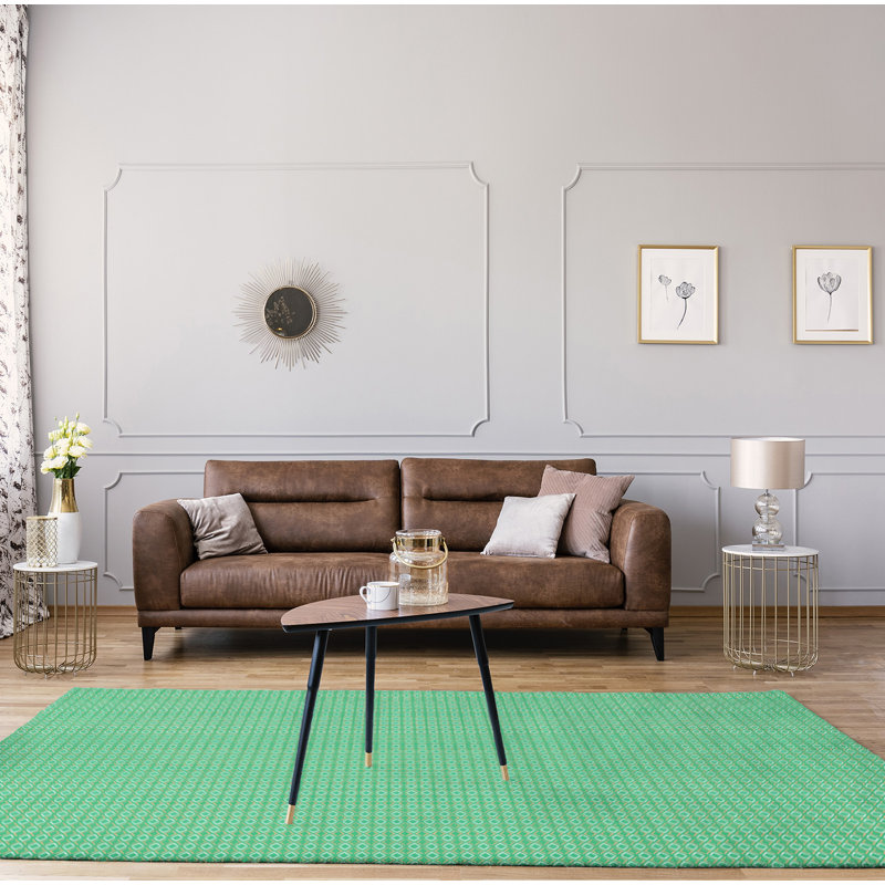 Tapis de zone verte arrow diamants, Rectangle 4 pi x 6 pi