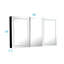 Armoire à pharmacie 66 W 36 H avec miroir 3 tablettes