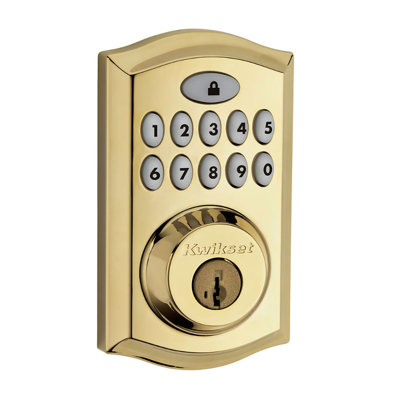 SmartCode Single Cylinder Electronic Deadbolt featuring Smartkey