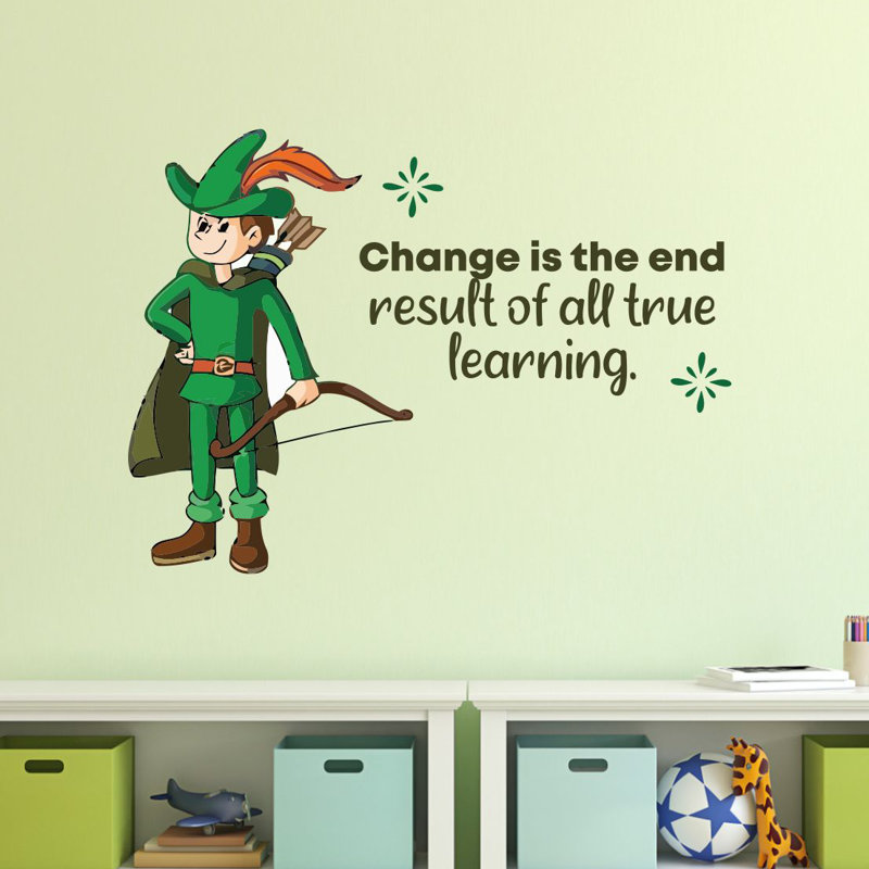 Text & Numbers Wall Decal, 15" H x 30" W x 0.05" D