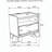 1-Drawer Nightstand with Integrated LED, Medium Oak