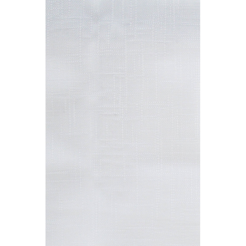 Reigate Solid Color Sheer Rod Pocket Single Curtain Panel, White, 56" W x 63" L