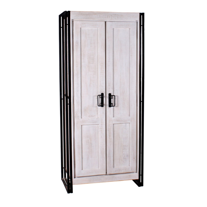 Veloz 2 Door Solid Wood Wardrobe