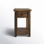 Table de bout en bois massif avec rangement Castile-595754203