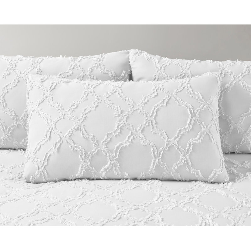 Luxury Allover Tuft Shabby Elegance Duvet Set
