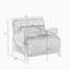 Fauteuil rembourré avec rembourrage moelleux-105193820