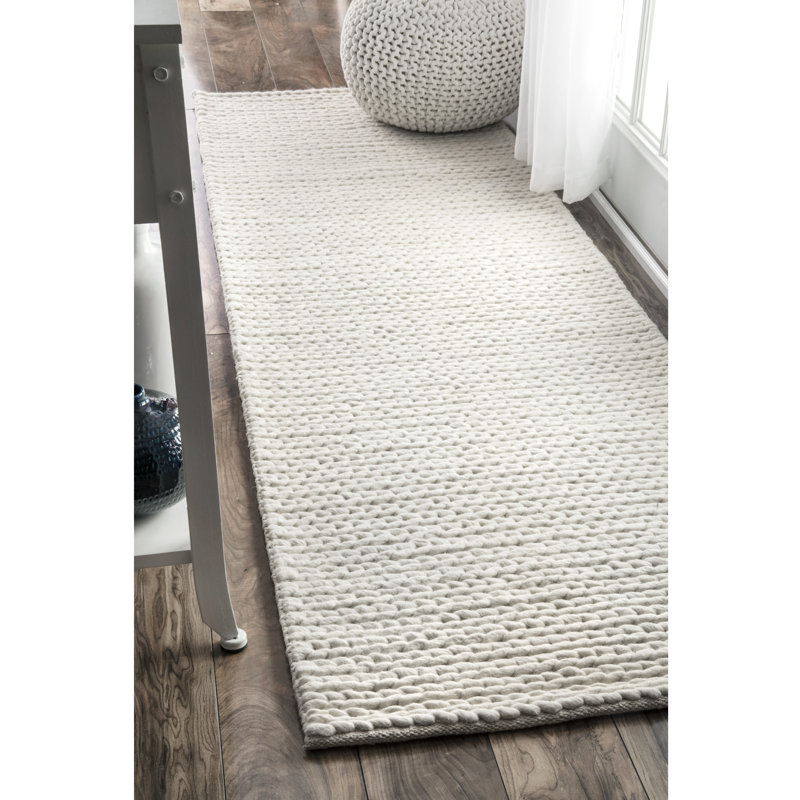 Paola Wool Hand Woven Area Rug, Runner 76 x 244cm