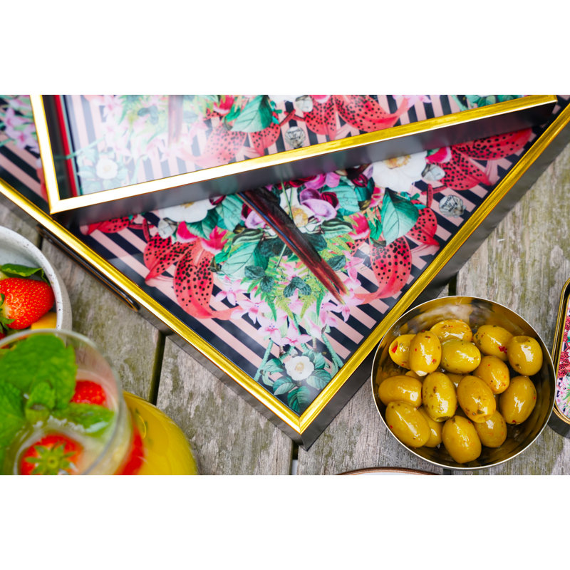 Flower Bomb Square Tray Set - MYRTLE & MARY